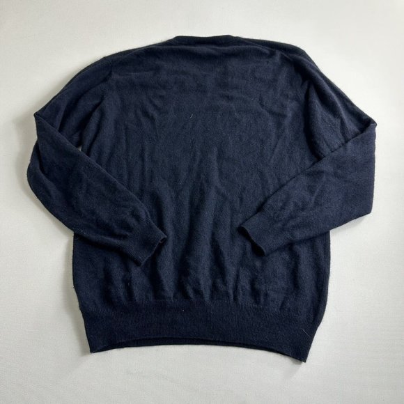 Rodd and Gunn Sweater Mens Size 2XL Wool Cashmere Blend Navy Blue Long Sleeve - Picture 2 of 8